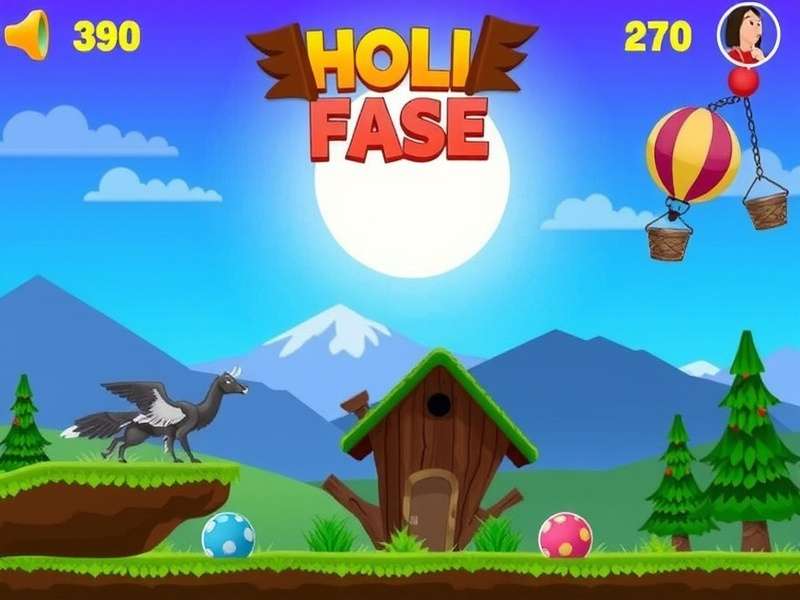 Holi Fun Chase gameplay screenshot